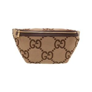 GUCCI Jumbo GG Belt Crossbody Bag Body Brown